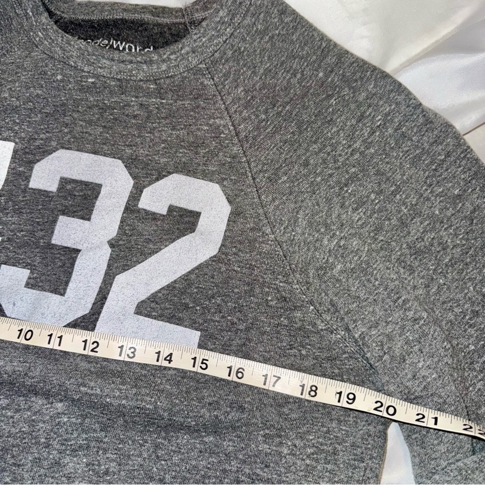 Code Word Gray Sweatshirt w/White 432 Unisex Adult L West Texas Area Code - Picture 4 of 6